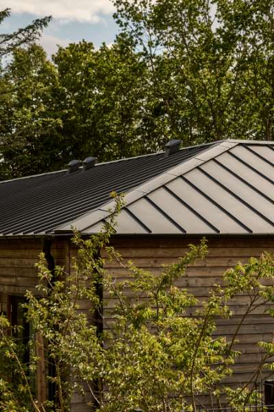 Residential facility with a special focus on sustainability featuring steel profile roofs, Kirke Værløsevej 52, 3500 Værløse, Denmark